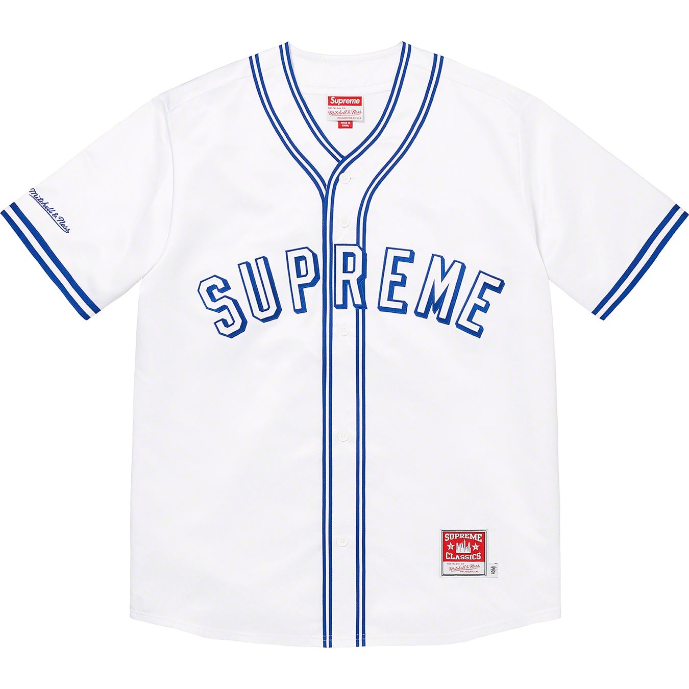 Supreme®/Mitchell & Ness® Satin Baseball Jersey view 9
